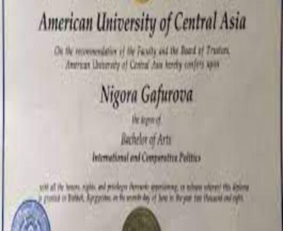 Buy Degree From the American University of Central Asia