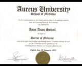 Buy Degree from Aureus University School of Medicine