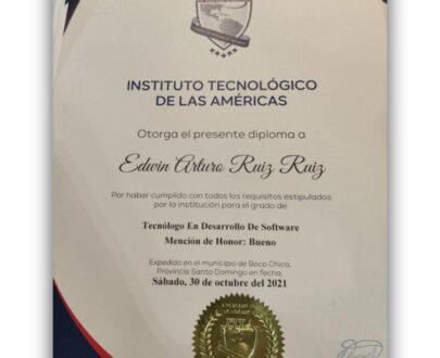 Buy degree from the Instituto Tecnológico de Santo Domingo