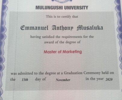 Buy Degree From the Mulungushi University