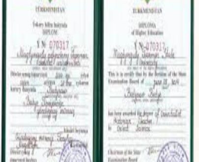 Buy Degree From the State Energy Institute of Turkmenistan