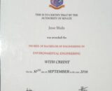 Buy Degree From the The Copperbelt University