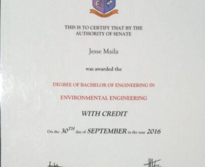 Buy Degree From the The Copperbelt University