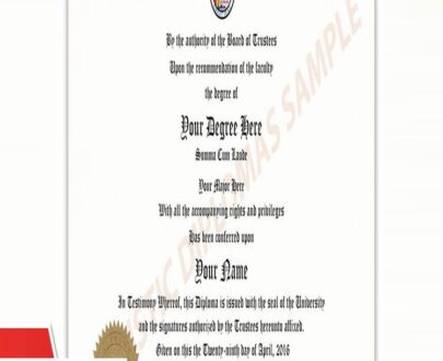 Buy Degree From Université Emi Koussi