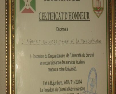 Buy Degree From Université du Burundi