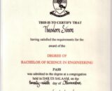 Buy Degree From the University of Dar es Salaam