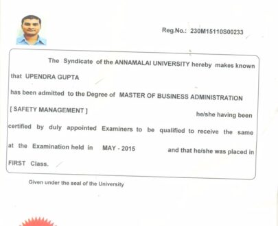Buy college degree from The Annamalai University