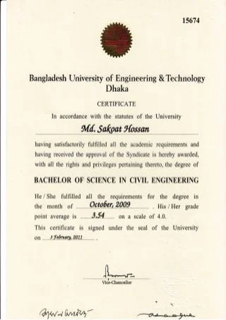 Buy college degree Bangladesh University of Engineering and Technology