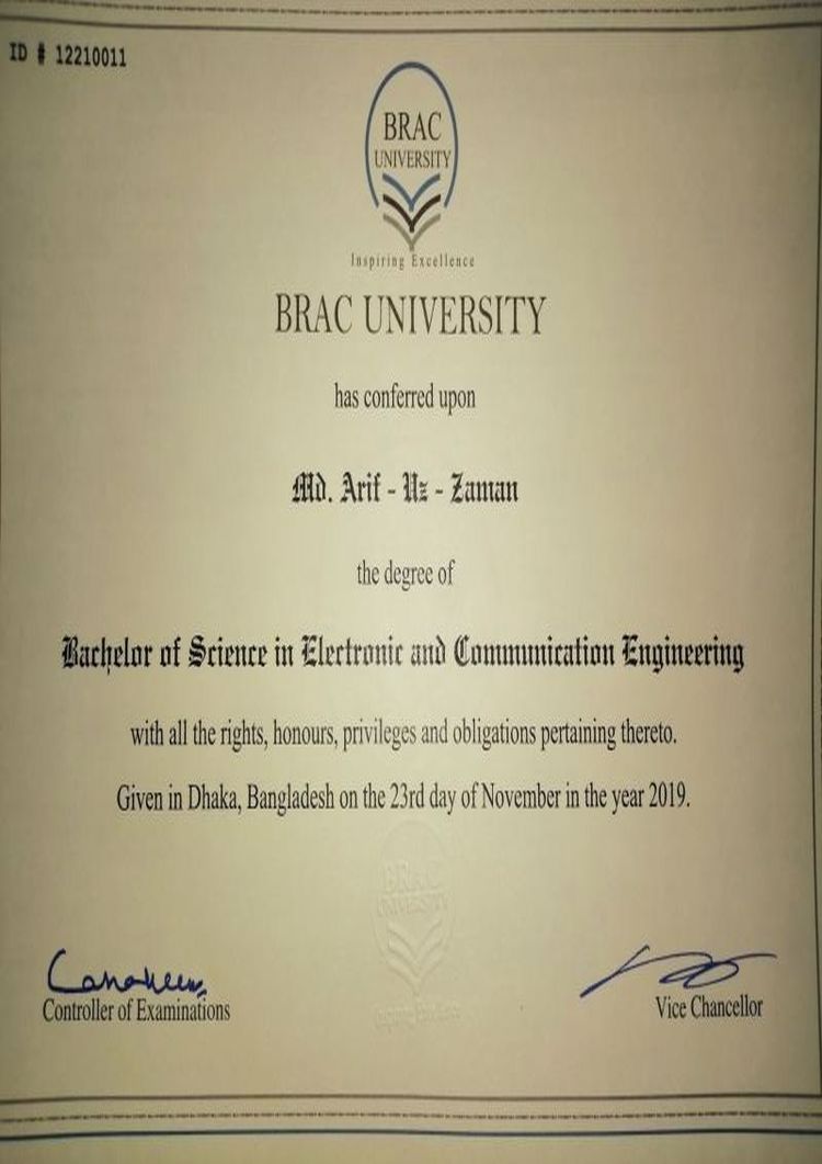 Buy college degree from the BRAC University