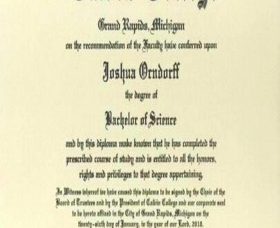 Buy college degree from The Calvin University