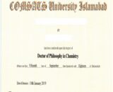 Buy college degree from the COMSATS Institute of Information Technology