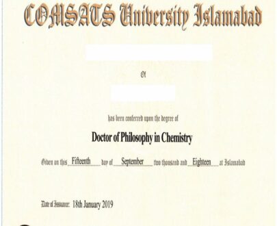 Buy college degree from the COMSATS Institute of Information Technology