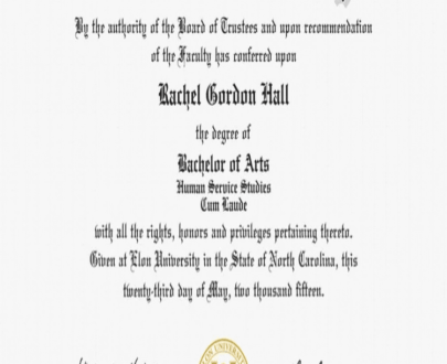 Buy college degree from The Elon University