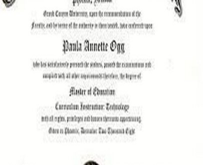 Buy college degree from The Grand Canyon University