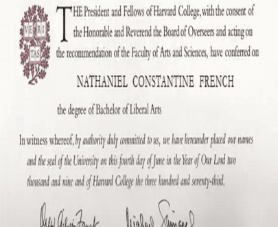 Buy college degree from The Harvard University