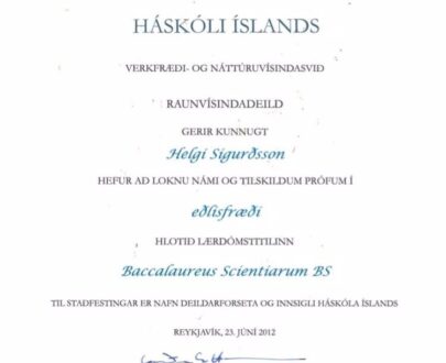 Buy college degree from the Háskóli Íslands