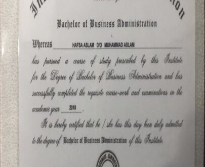 Buy college degree from the Institute of Business Administration