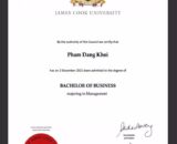 Buy college degree from the James Cook University