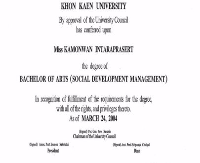 Buy college degree from the Khon Kaen University