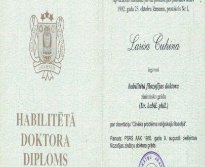 Buy college degree from The Latvijas Makslas akademija