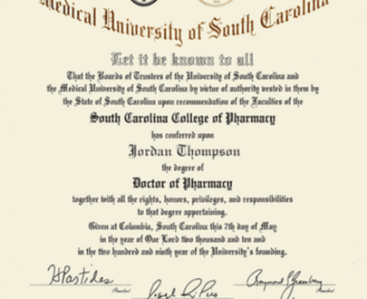 Buy college degree from The Medical University of South Carolina