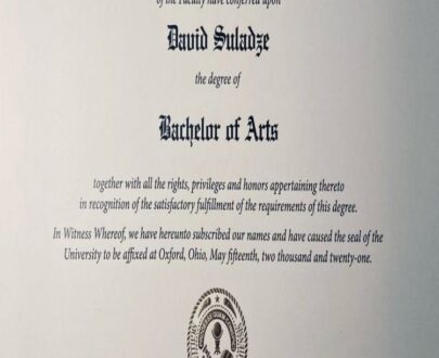 Buy college degree from The Miami University