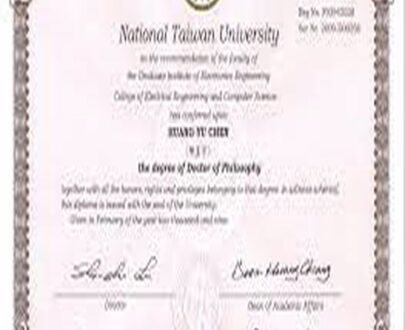 Buy college degree from the National Taiwan University