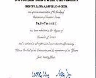 Buy college degree from the National Tsing Hua University