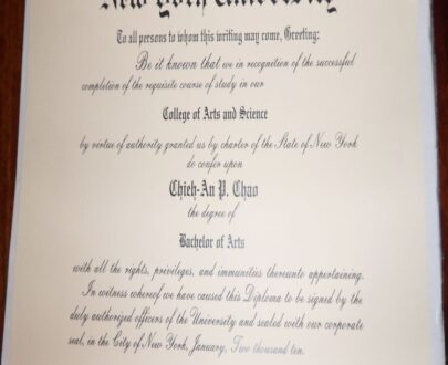 Buy college degree from the  New York University Abu Dhabi