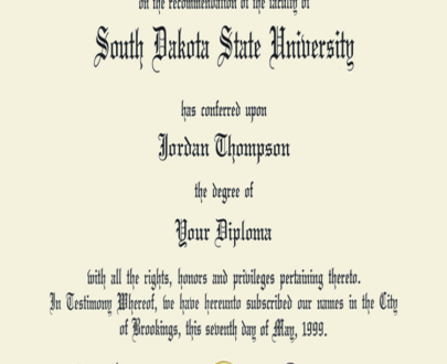Buy college degree from The North Dakota State University
