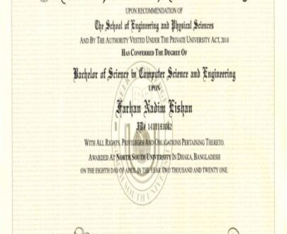 Buy college degree from the North South University