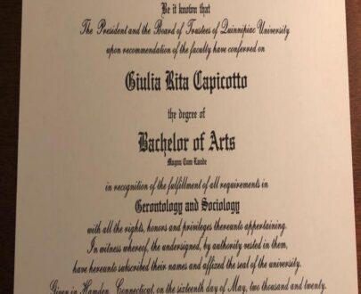 Buy college degree from The Quinnipiac University