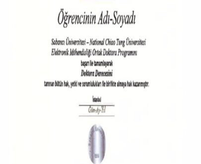 Buy college degree from the Sabanci Üniversitesi