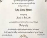 Buy college degree from The Savannah College of Art and Design