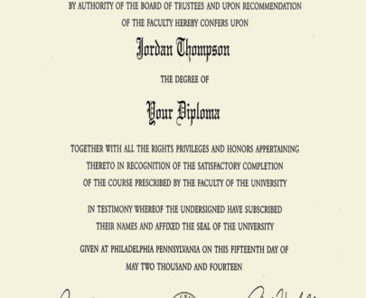 Buy college degree from The Temple University