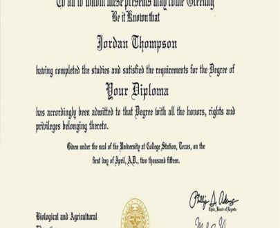 Buy college degree from The Texas A&M University