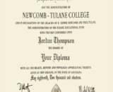 Buy college degree from The Tulane University