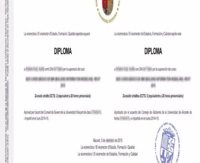 Buy college degree from the Universidad de Alicante