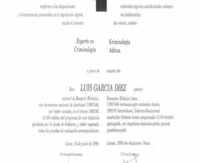 Buy college degree from the Universidad del País Vasco