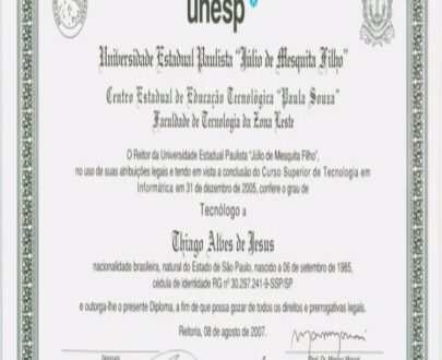 Buy college degree from the Universidade Estadual Paulista