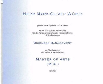 Buy college degree from the Universität Bremen