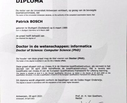 Buy college degree from the Universiteit Antwerpen