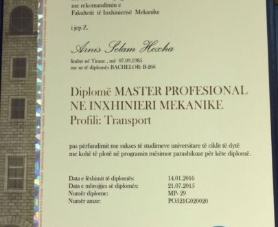 Buy college degree from the Universiteti Europian i Tiranës