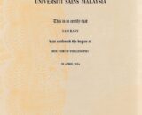 Buy college degree from The Universiti Sains Malaysia
