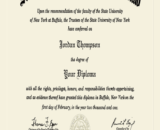 Buy college degree from The University at Buffalo, State University of New York