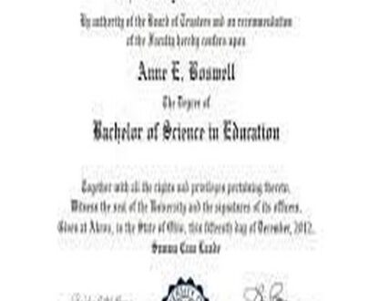 Buy college degree from The University of Akron