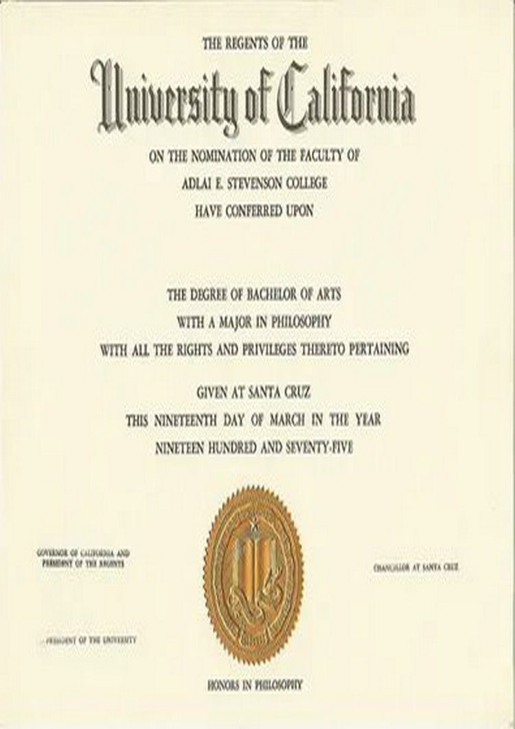 Buy college degree from The University of California, Santa Cruz