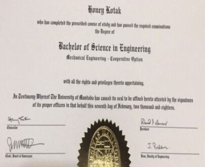 Buy college degree from The University of Manitoba