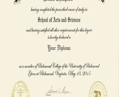 Buy college degree from The University of Richmond