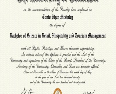 Buy college degree from The University of Tennessee, Knoxville